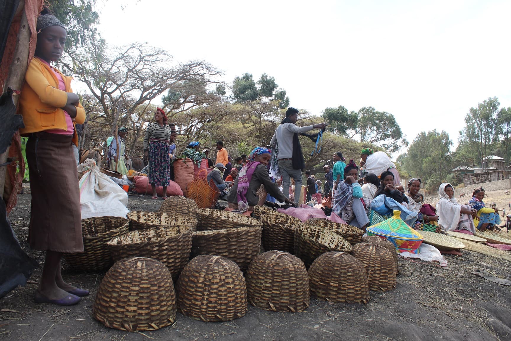 Weekly held cultural market at Adadi Mariam town