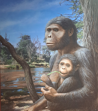 Painting inside the National Museum of Ethiopia