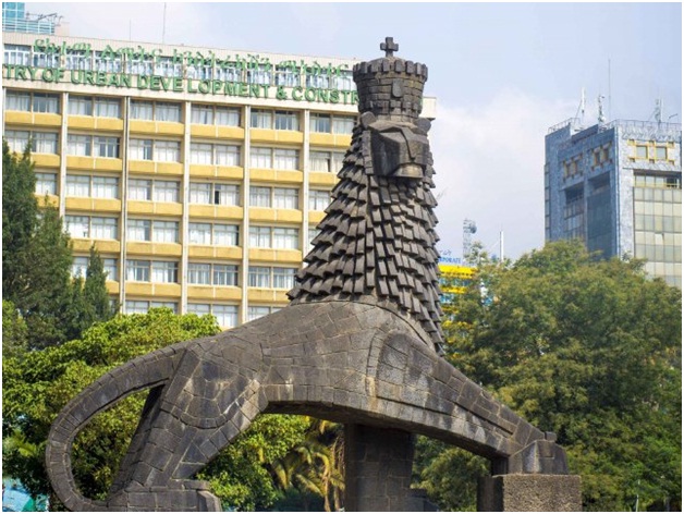 Addis Ababa - Historical Monument of the Lion of Judah