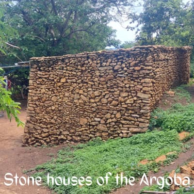 Stone made house of the Argobba people near Harar