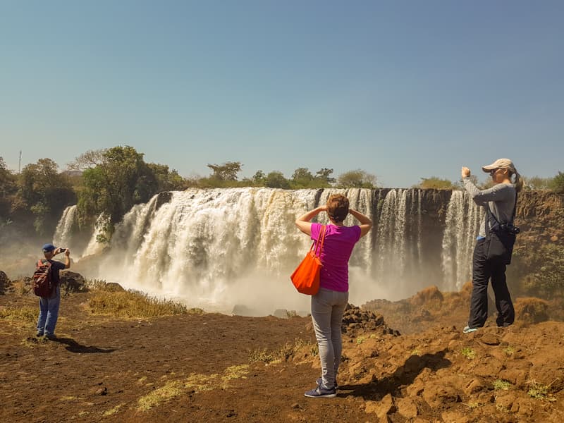 Visiting the Blue Nile Falls with Merit Ethiopian Experience Tours