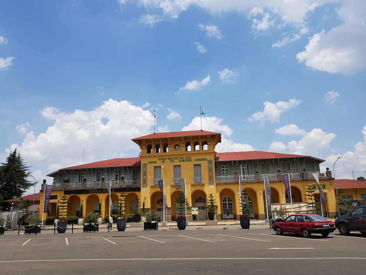 Lagar Ethio-Djibouti Railway Station in Addis Ababa