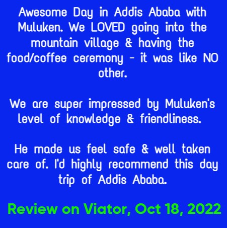 Review on Viator about Addis Ababa Full-day city tour