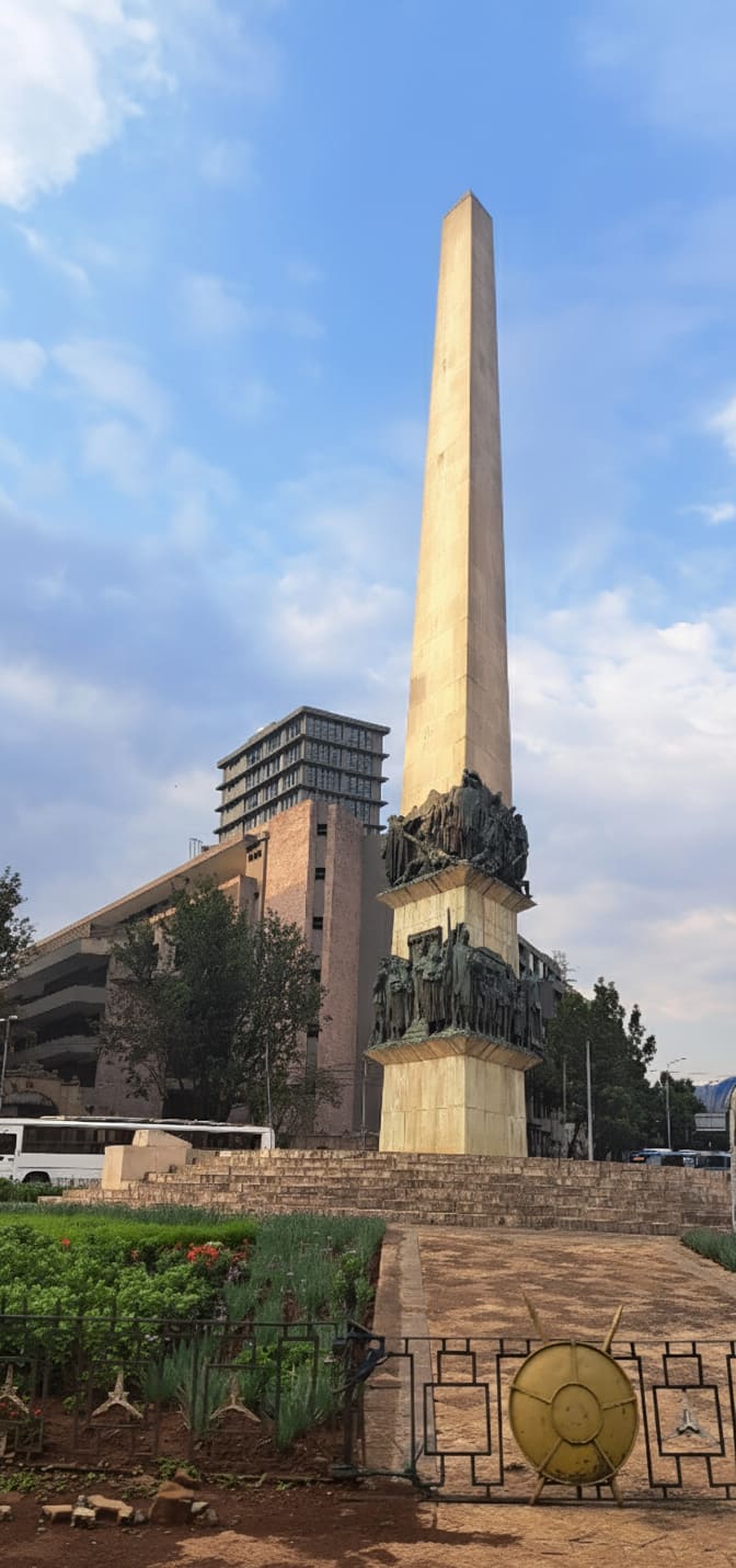 Yekatit 12 Square - historical monuments in Addis Ababa